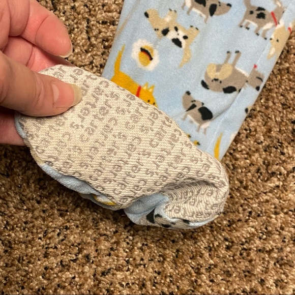 Carters Puppy Dog Feet Pajamas blue size 24 months - Picture 3 of 5